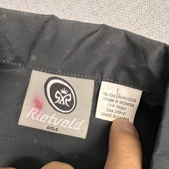 Rietveld USA Shirt Mens Large Hawaiian Short Sleeve Button Down Tiki Retro Surf - Picture 5 of 8